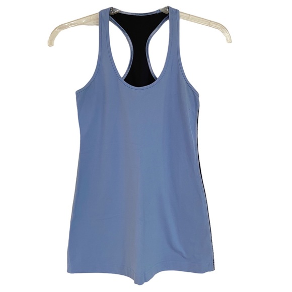 Lululemon Block Racerback Tank in Blue/Gray Size 6 - Picture 2 of 9